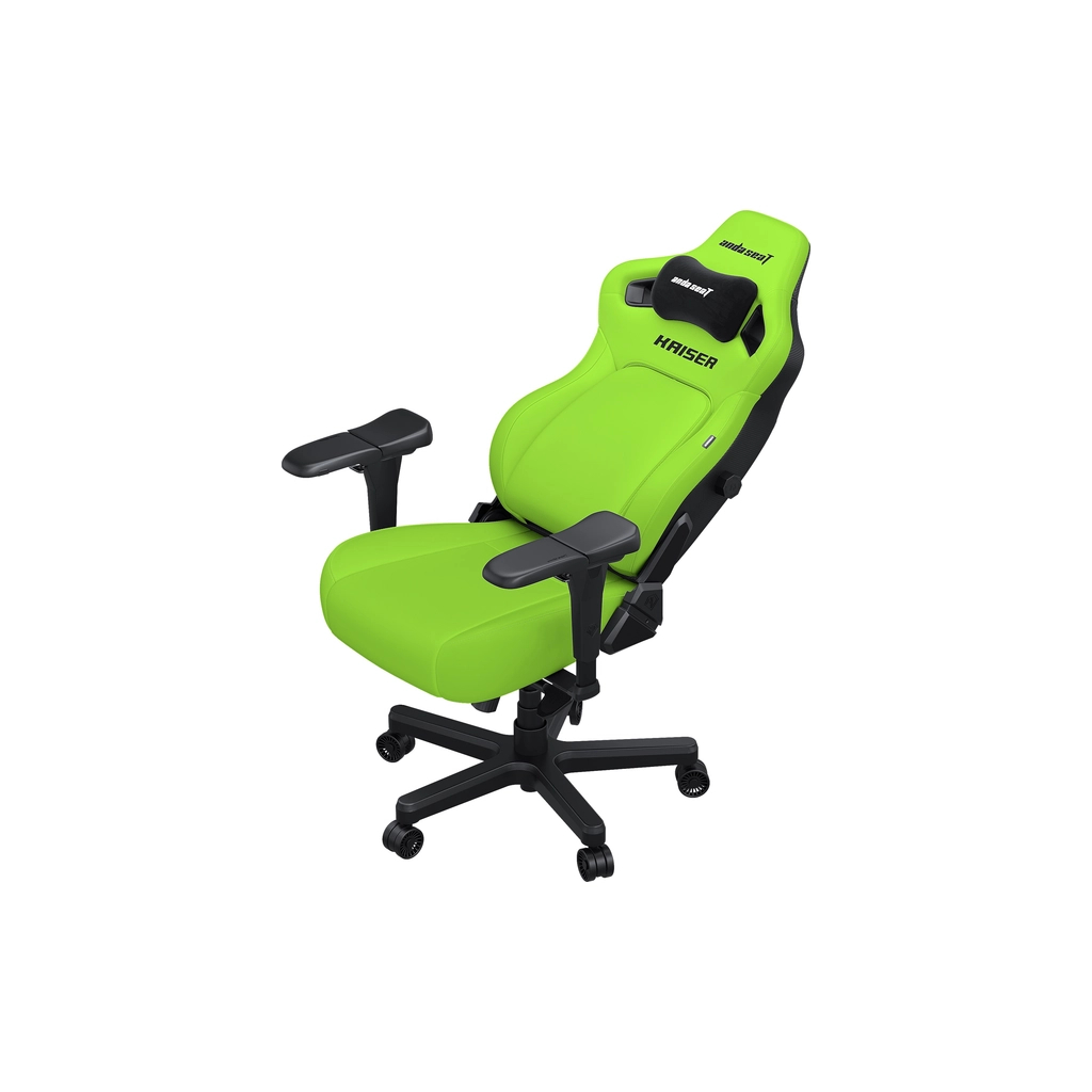 Крісло ігрове Anda Seat Kaiser 4 PVC Size XL Cyber Green (AD12YDDC-XLL-20-C-PV/C-01) - зображення 4