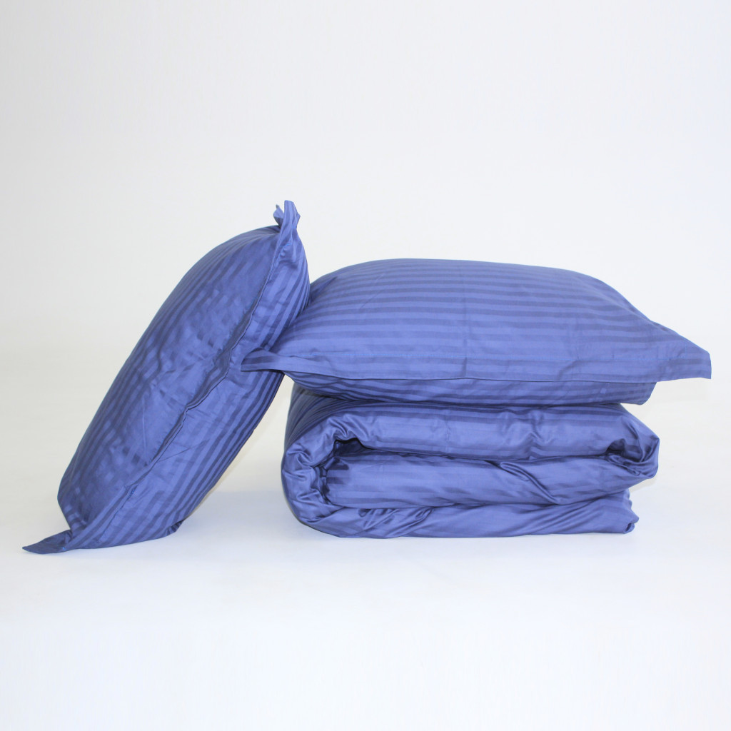 Постільна білизна MirSon Satin 30-0020SmokyBlue 160х220 Сімейний (2200005255384) - изображение 9