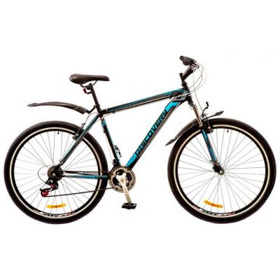 Велосипед Discovery 29" TREK AM 14G DD 21" St чорно-синьо-сірий 2017 (OPS-DIS-29-021) - зображення 1
