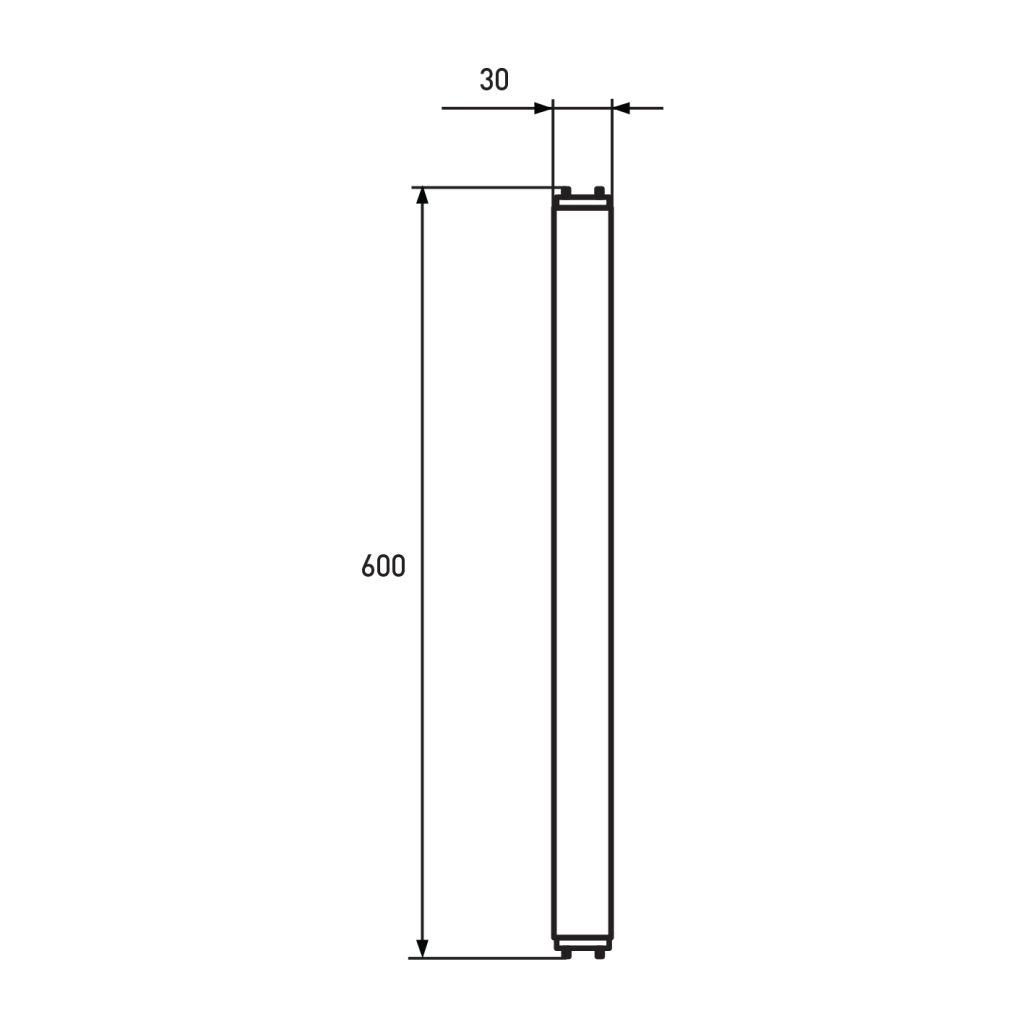 Лампочка Eurolamp LED-T8-9W/4000(скло) - изображение 3