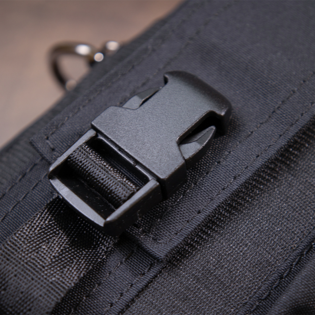 Сумка Vintage На пояс нейлон Чорна (20645) - зображення 10