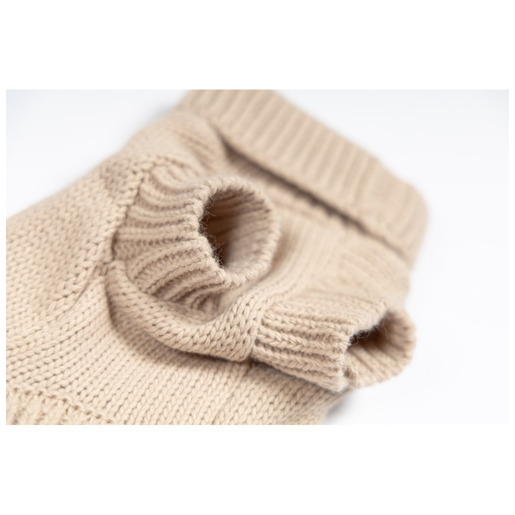 Светр для тварин Pet Fashion Sam M бежевий (4823082442454) - зображення 4