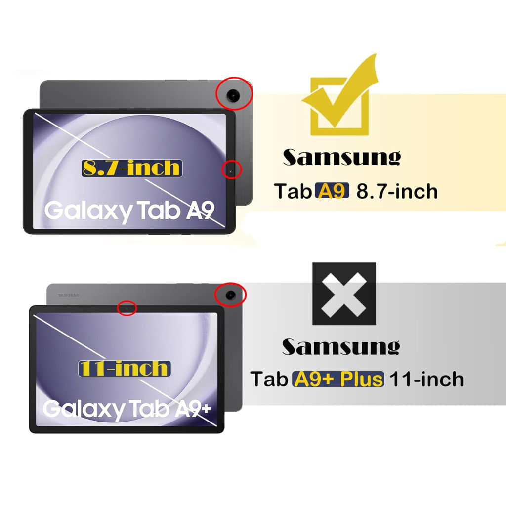 Чохол до планшета BeCover Protected Cover Samsung Galaxy Tab A9 SM-X115 8.7" Black (711874) - зображення 6