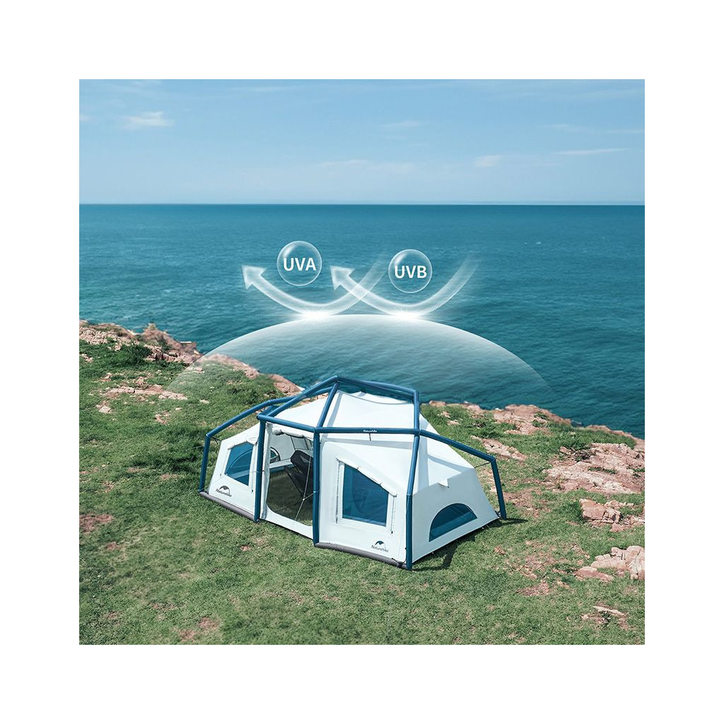 Намет Naturehike надувний CNK2300ZP012 блакитний великий (6976023921001) - зображення 4