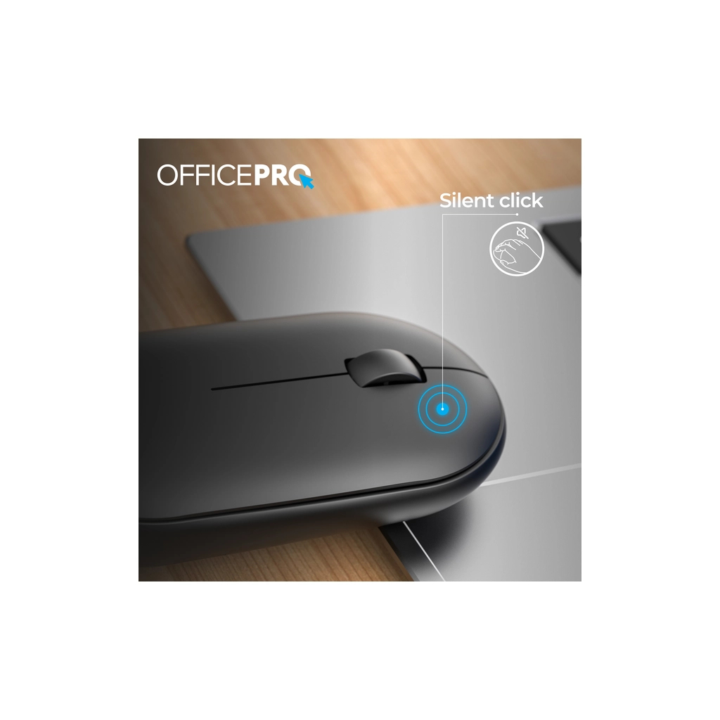 Мишка OfficePro M185B Silent Click Wireless Black (M185B) - зображення 10