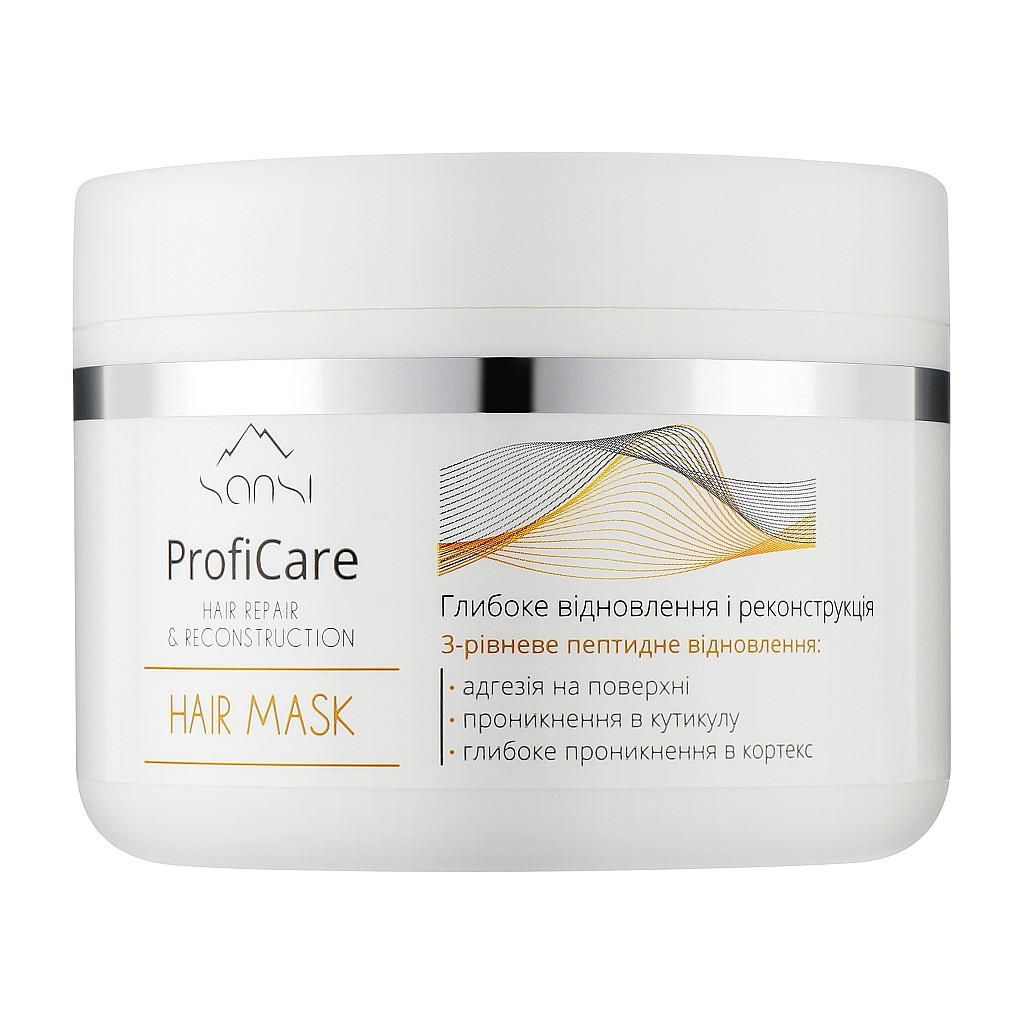 Маска для волосся Sansi ProfiCare Глибоке відновлення та реконструкція 350 мл (4823107604164) - зображення 1