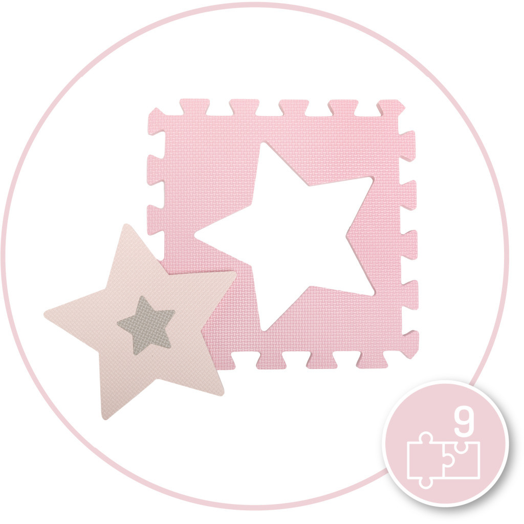 Дитячий килимок MoMi пазл Nebe 90 х 90 cм Pink (AKCE00030) - зображення 6