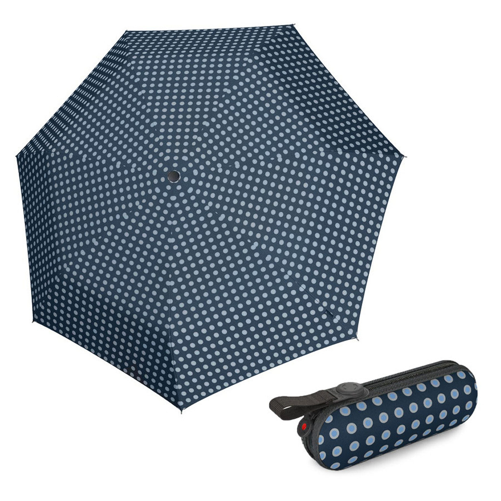 Парасоля Knirps X1 Manual Navy Dot (Kn95 6010 3000) - зображення 1