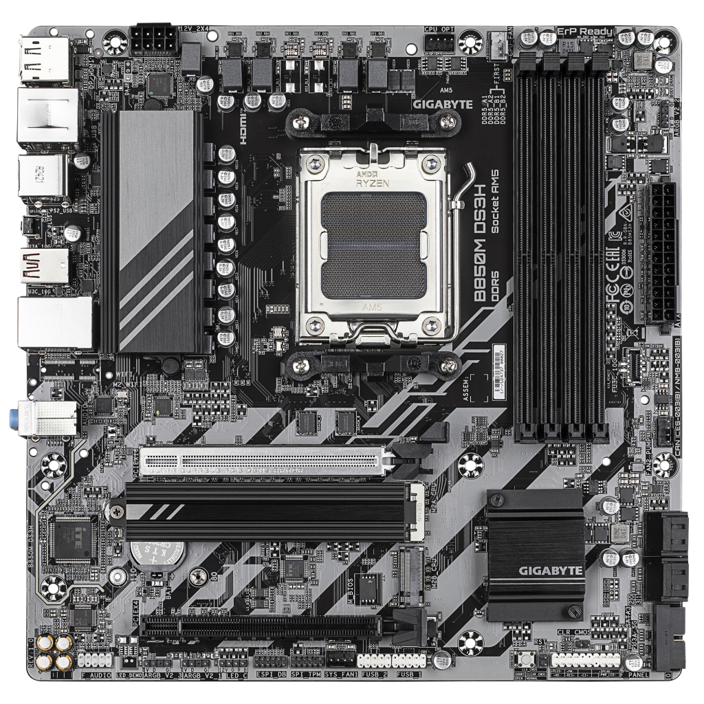 Материнська плата GIGABYTE B850M DS3H - зображення 1