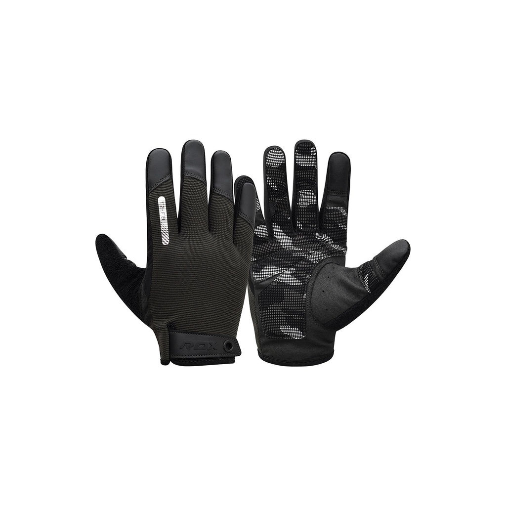 Рукавички для фітнесу RDX T2 Touch Screen Friendly Full Fingerf Black S (WGA-T2FB-S) - зображення 1