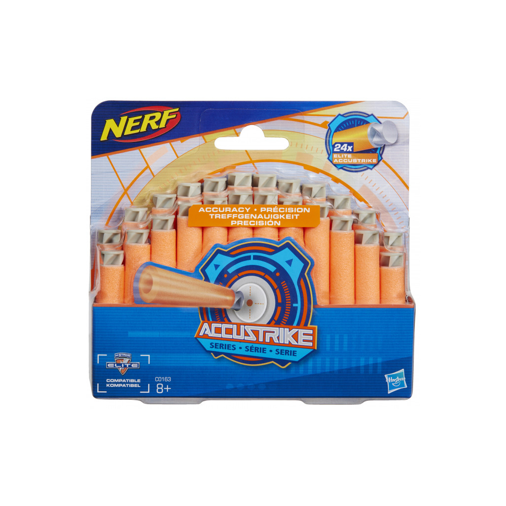 Іграшкова зброя Hasbro Nerf Набір патронів Аккустрайк, 24 стріли (C0163) - зображення 1