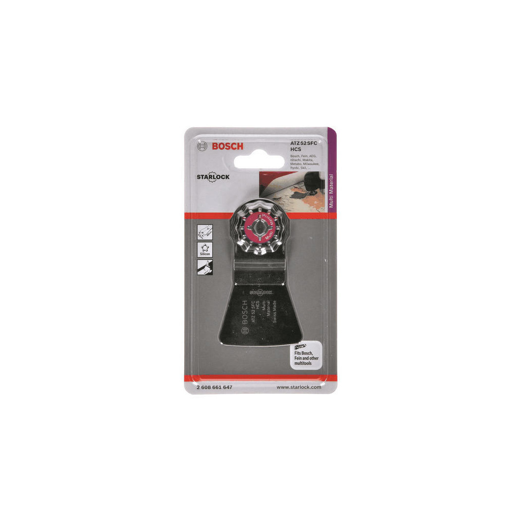 Полотно Bosch шабер гнучкий HCS ATZ 52 SFC (2.608.661.647) - зображення 2