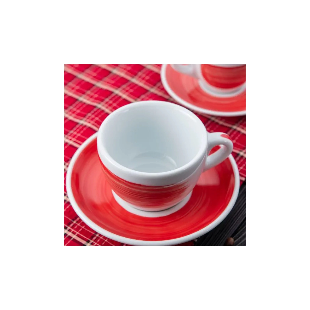 Чашка Ancap cappuccino 180 мл, серія Verona Millecolori Red (35118) - зображення 4