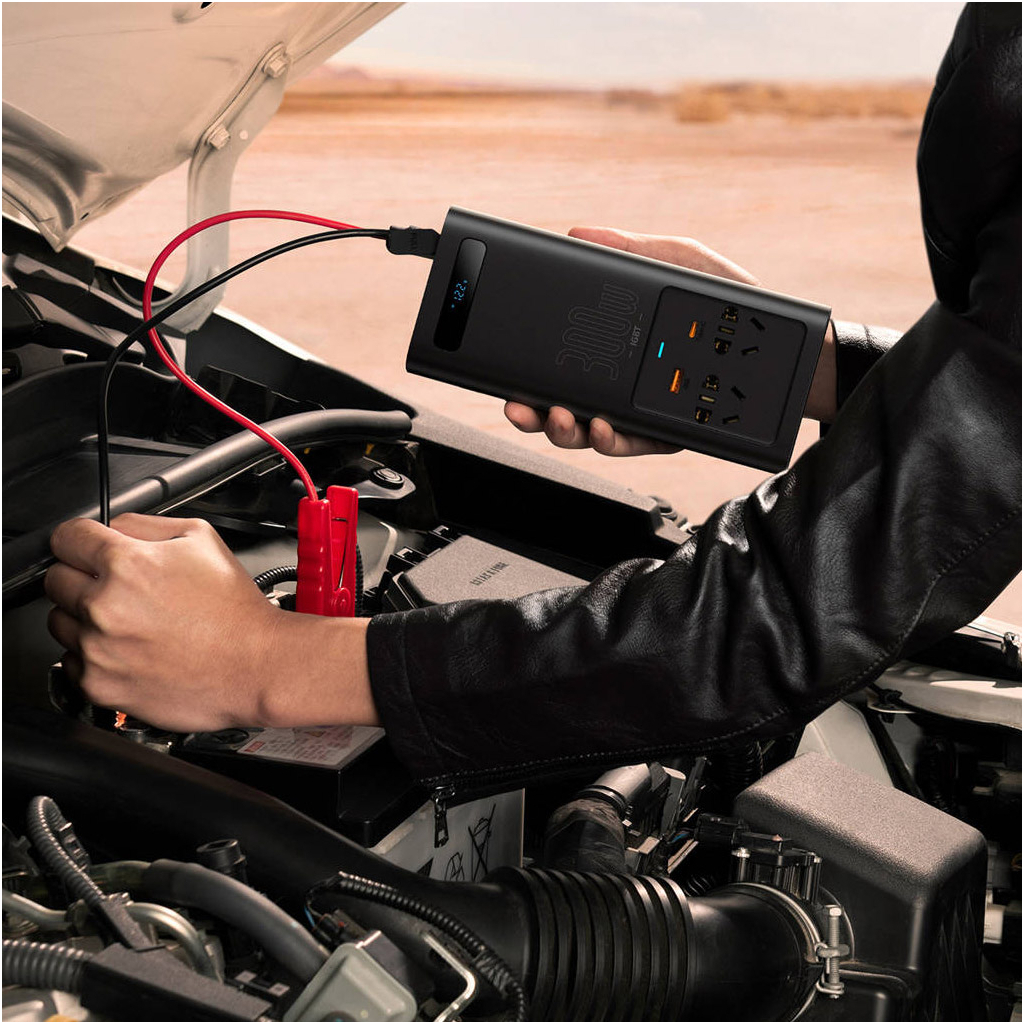 Автомобільний інвертор 12V/220V 500W IGBT Baseus In-car Inverter Baseus (CGNB010101) - зображення 10