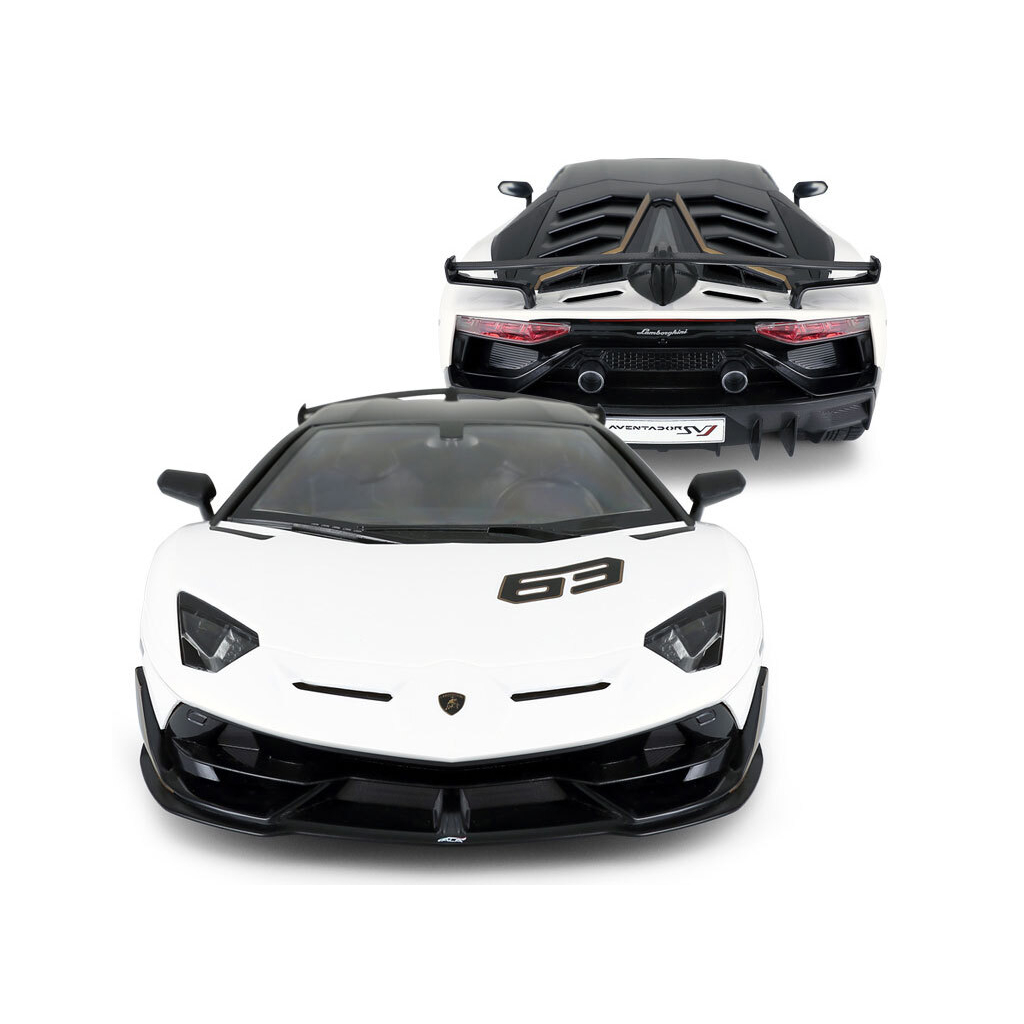 Радіокерована іграшка Rastar Lamborghini Aventador SVJ 1:14 (96070 white) - зображення 5