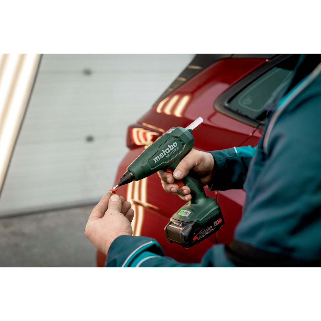 Клейовий пістолет Metabo HK 18 LTX 20, 18В, стрижні 11мм, подача 20г/хв (без АКБ та ЗП) (600797850) - зображення 4