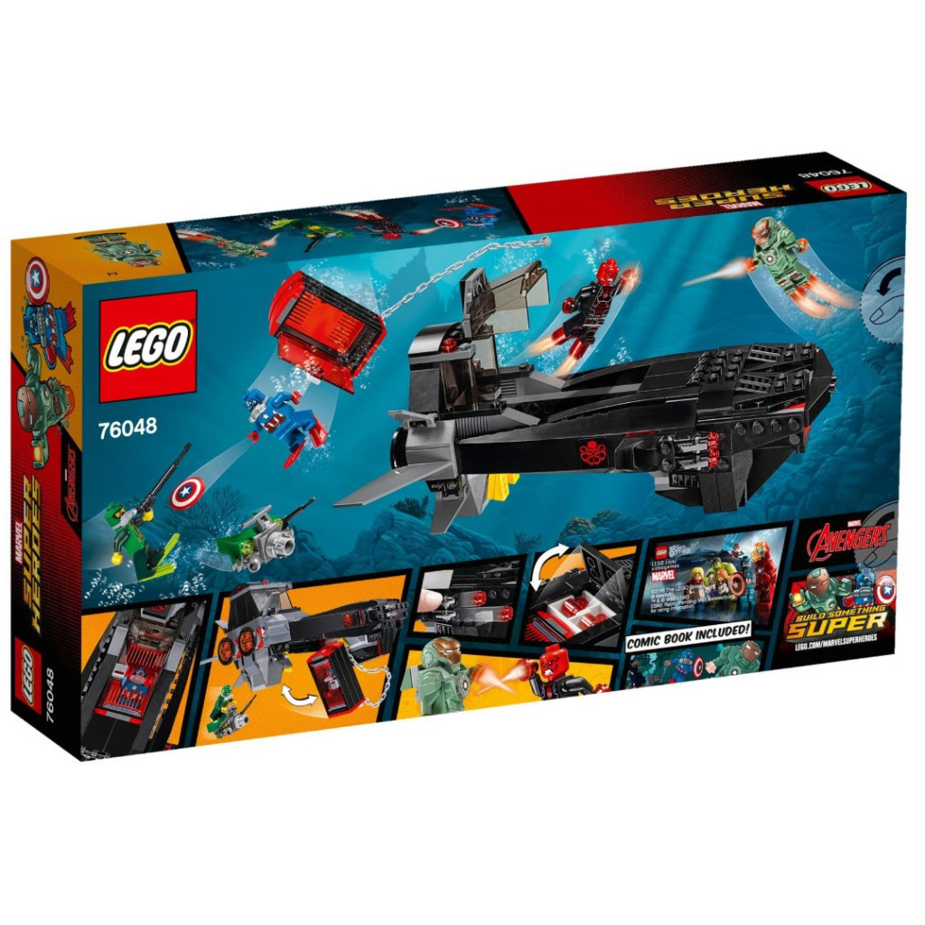 Конструктор LEGO Super Heroes Викрадення Капітана Америка (76048) - зображення 12