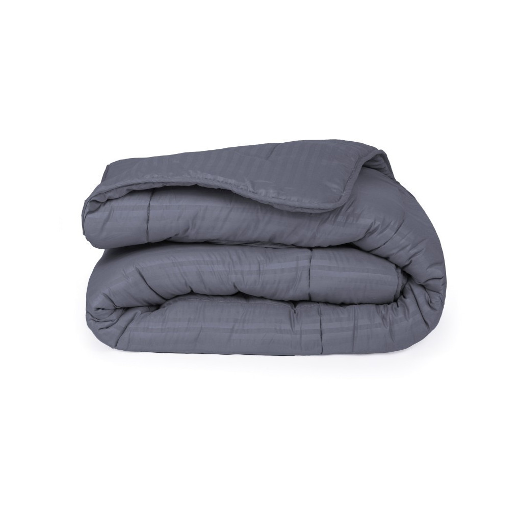 Ковдра MirSon зимова Шовкова Супер Тепла №9003 Eco Light Gray 200x220 см (2200005993514) - зображення 1