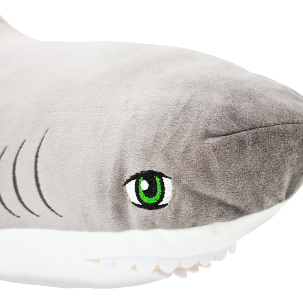 М'яка іграшка WP Merchandise Shark grеy (Акула сіра) 80 см (FWPTSHARK22GR0080) - зображення 4