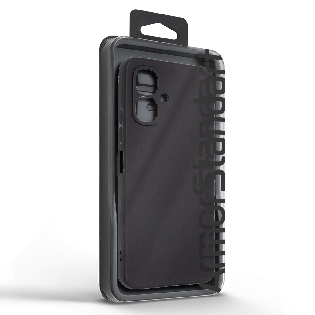 Чохол до мобільного телефона Armorstandart Matte Slim Fit Infinix Smart 10 4G Black (ARM87157) - зображення 5