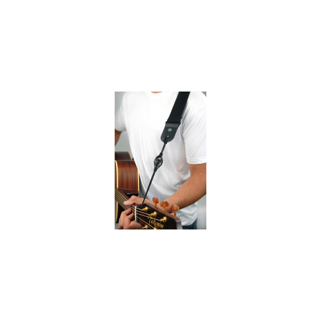 Ремінь для гітари D'Addario Acoustic Quick Release System Black Перехідник для акустичної гітари (DGS15) - зображення 2
