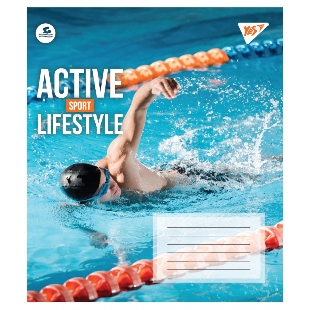 Зошит Yes Active lifestyle А5 60 аркушів клітинка (767713) - зображення 3