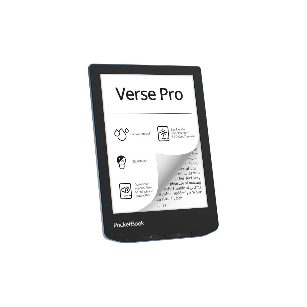 Електронна книга Pocketbook 634 Verse Pro, Azure (PB634-A-CIS) - зображення 3