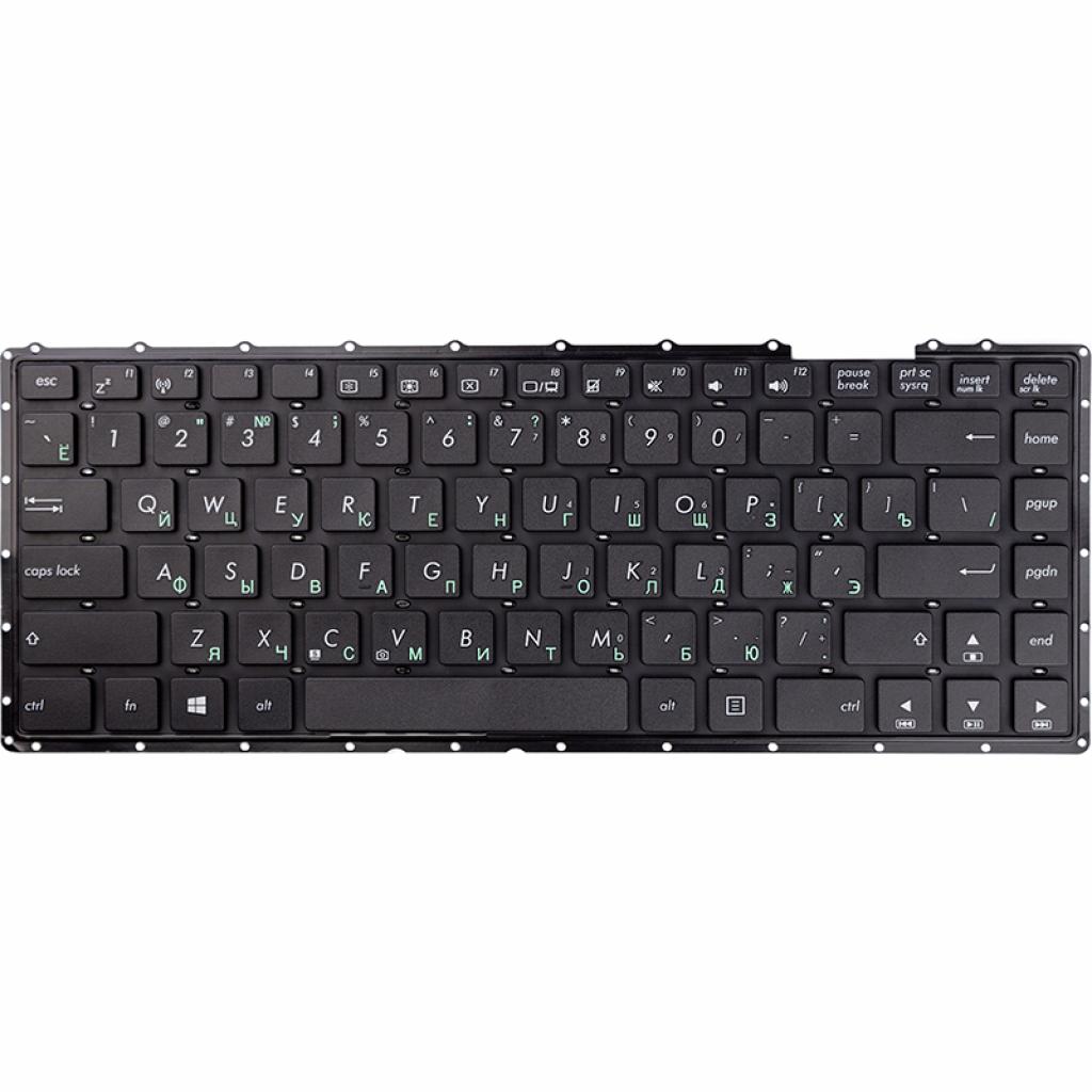 Клавіатура ноутбука ASUS X453, X451 черн (KB310723) - зображення 2
