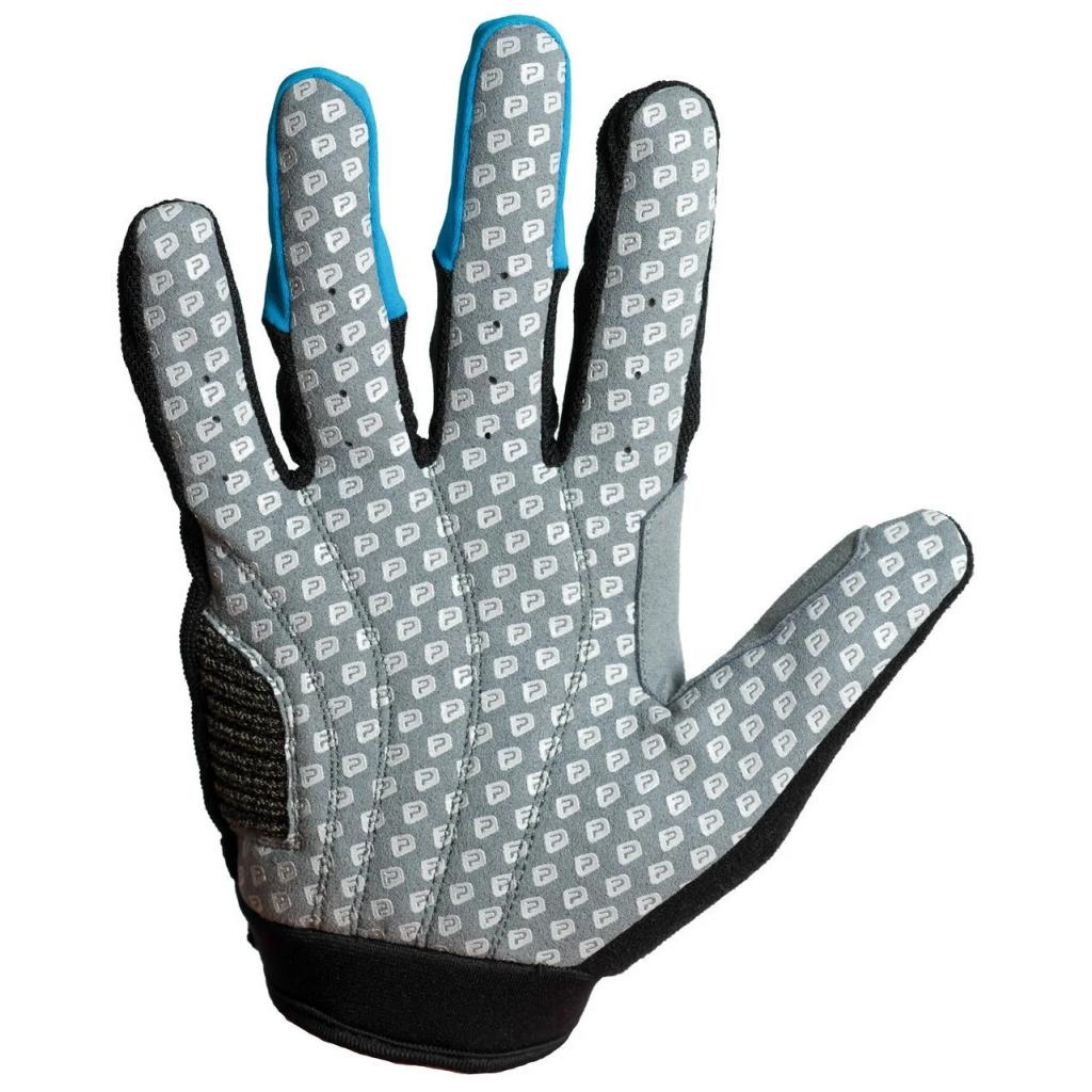 Велорукавиці PowerPlay 6662 Black/Blue XXL (PP_6662_XXL_Cyan) - зображення 3