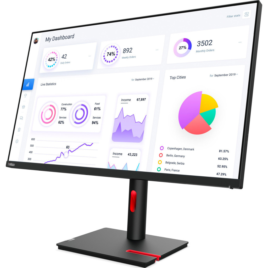 Монітор Lenovo T32p-30 (63D2GAT1UA) - зображення 3