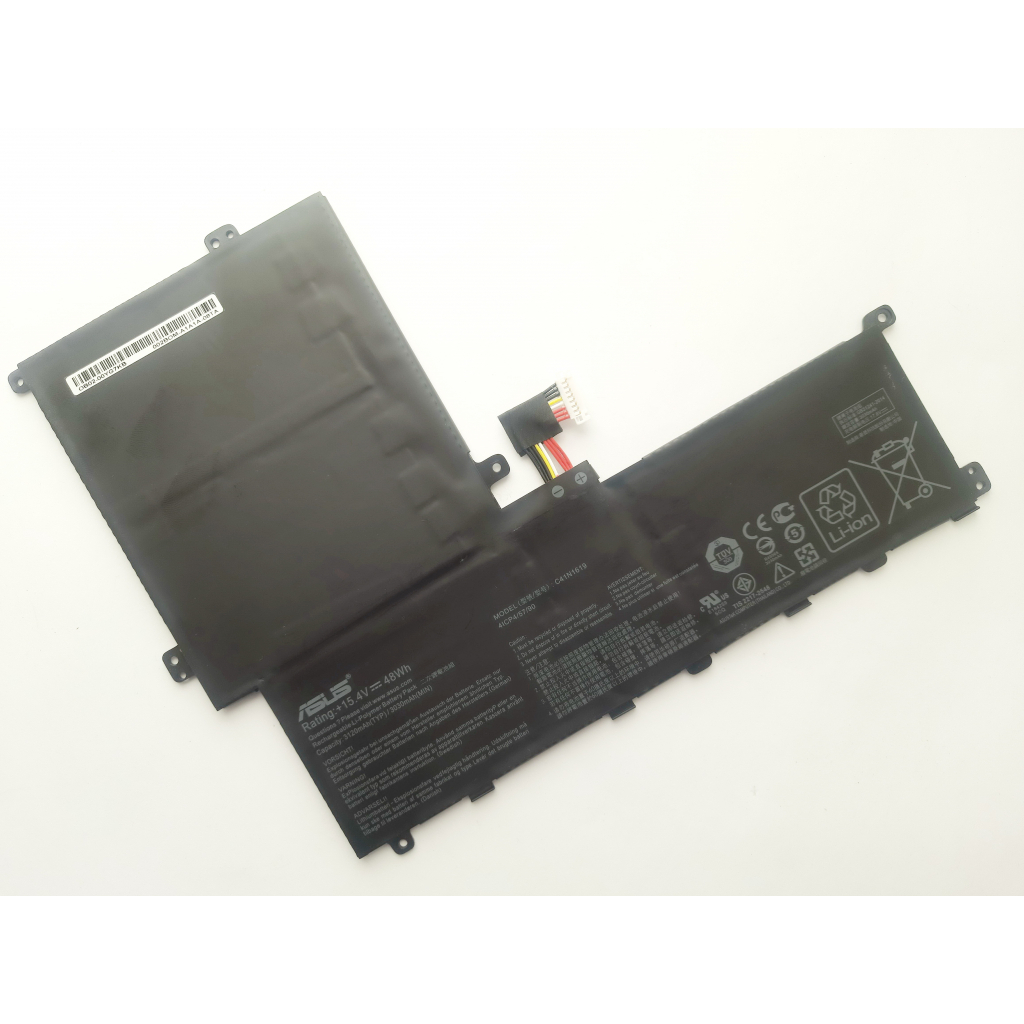 Акумулятор до ноутбука ASUS PRO B9440UA C41N1619, 3120mAh (48Wh), 4cell, 15.4V, Li-Pol (A47647) - зображення 2