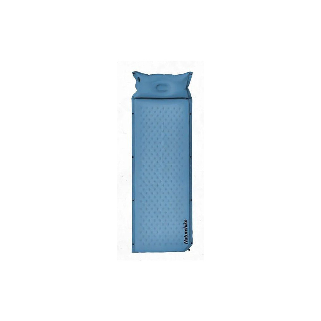 Туристичний килимок Naturehike CNH22DZ013 одномісний з подушкою 30 мм Blue (6927595714362) - зображення 2