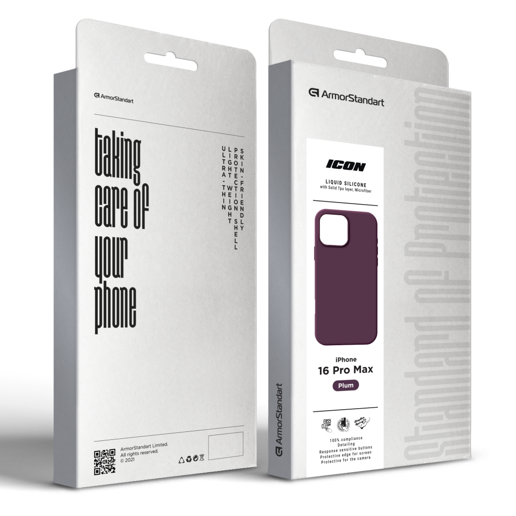 Чохол до мобільного телефона Armorstandart ICON2 MagSafe Apple iPhone 16 Pro Max Plum (ARM81322) - зображення 10