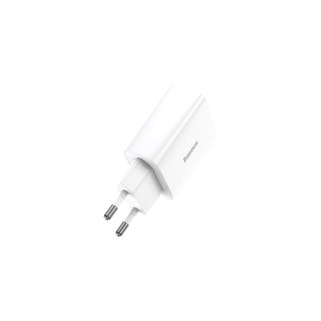 Зарядний пристрій Baseus Speed Mini Quick Charger White (CCFS-SN02) - зображення 2