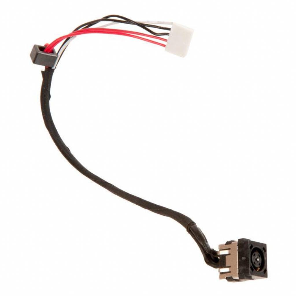 Роз'єм живлення ноутбука з кабелем для Dell PJ590 (7.4mm x 5.0mm + center pin), 5-pin Универсальный (A49073) - изображение 1