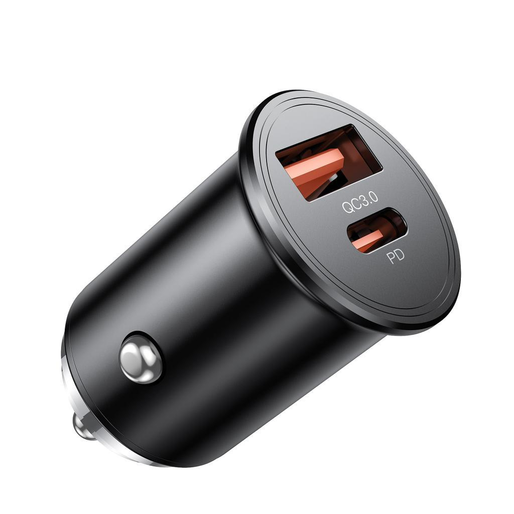 Зарядний пристрій XO CC43 1 USB QC 3.0 + 1 Type-C PD (45W) Black (XO-CC43-BK) - зображення 3