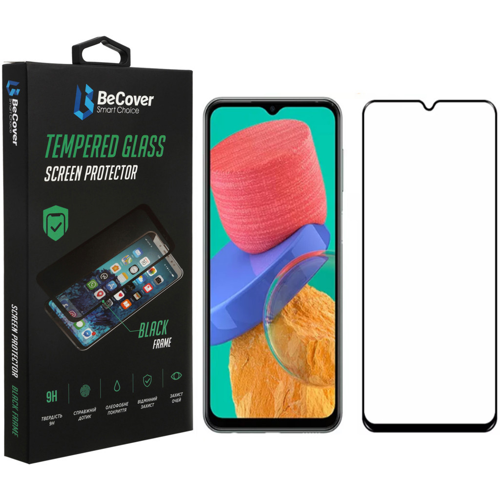 Скло захисне BeCover Samsung Galaxy M33 SM-M336 Black (707356) - зображення 1