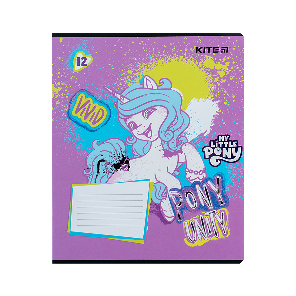Зошит Kite My Little Pony 12 аркушів, лінія (LP24-234) - изображение 8