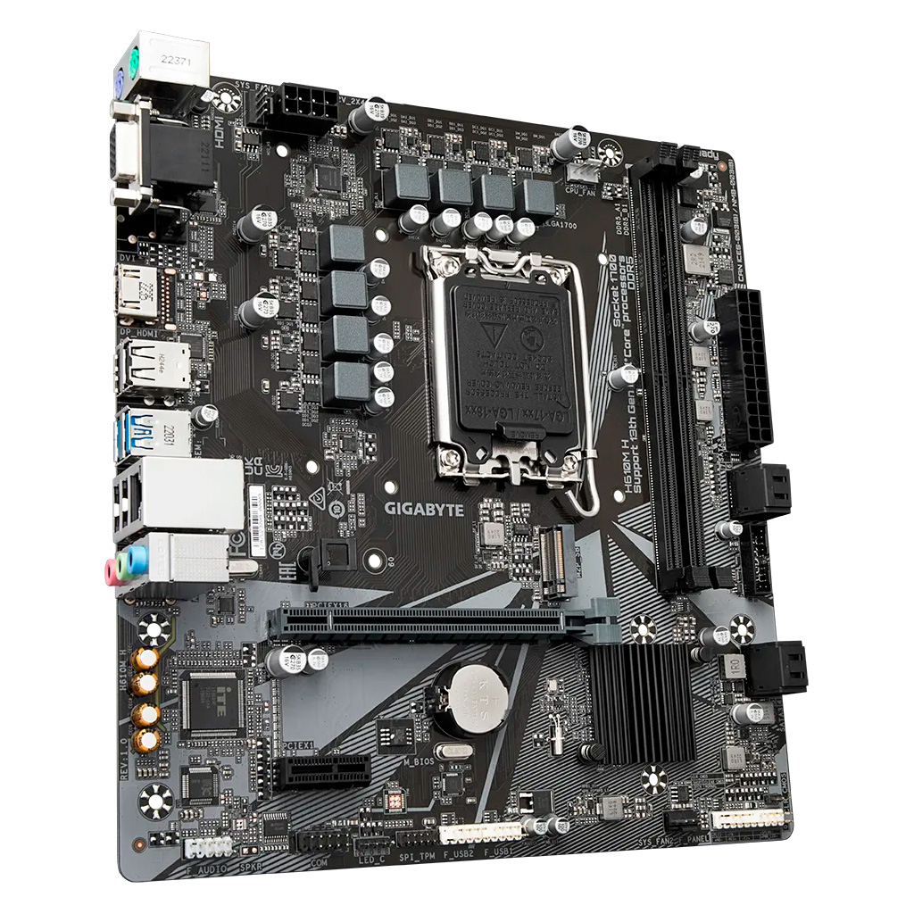 Материнська плата GIGABYTE H610M H - зображення 2