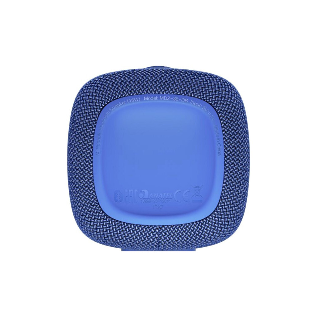 Акустична система Xiaomi Mi Portable Bluetooth Speaker 16W Blue (QBH4197GL) - зображення 7