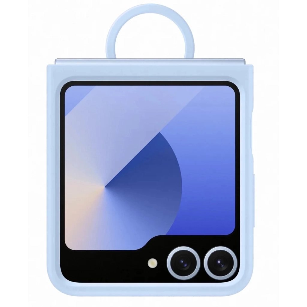 Чохол до мобільного телефона Samsung Silicone Cover with Ring Samsung Galaxy Flip 6 Blue (EF-PF741TLEGUA) - зображення 6