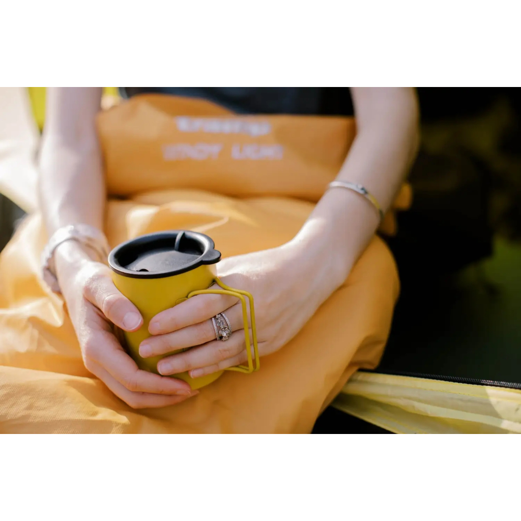 Чашка туристична Tramp зі складаними ручками та поїлкою 400 мл Mustard (UTRC-137-mustard) - зображення 6