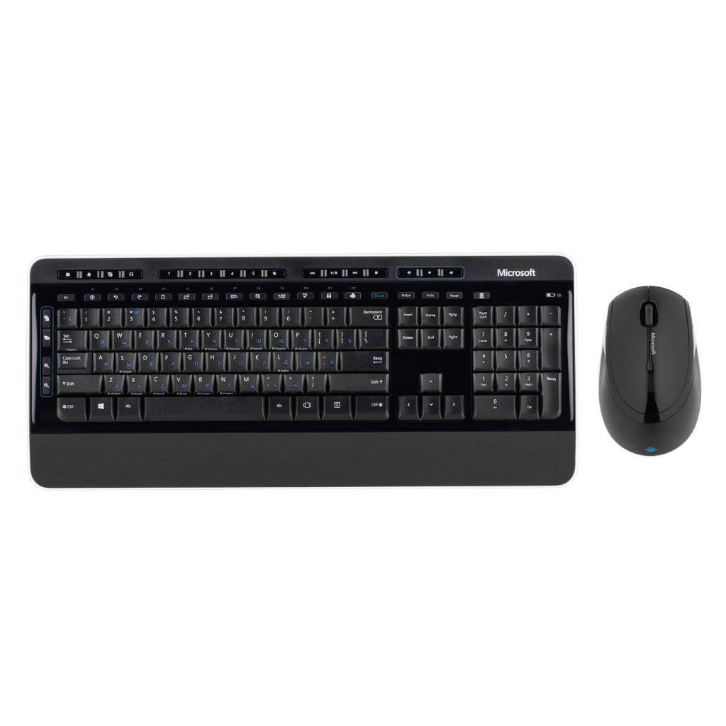 Комплект Microsoft Wireless Blue Track Desktop 3050 Ru Ret (PP3-00018) - зображення 1