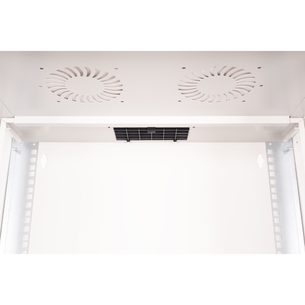 Шафа настінна Digitus SOHO PRO 12U 19" 540x400, perforated door, grey (DN-49210) - изображение 8