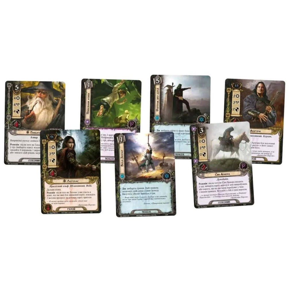 Настільна гра Geekach Games Володар Перснів. Карткова гра (The Lord of the Rings: The Card Game) (укр.) (GKCH155TK) - зображення 2