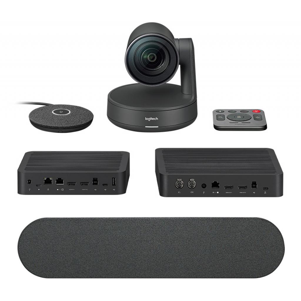 Веб-камера Logitech Rally Plus Ultra-HD Dual Speaker ConferenceCam (960-001224) - изображение 1
