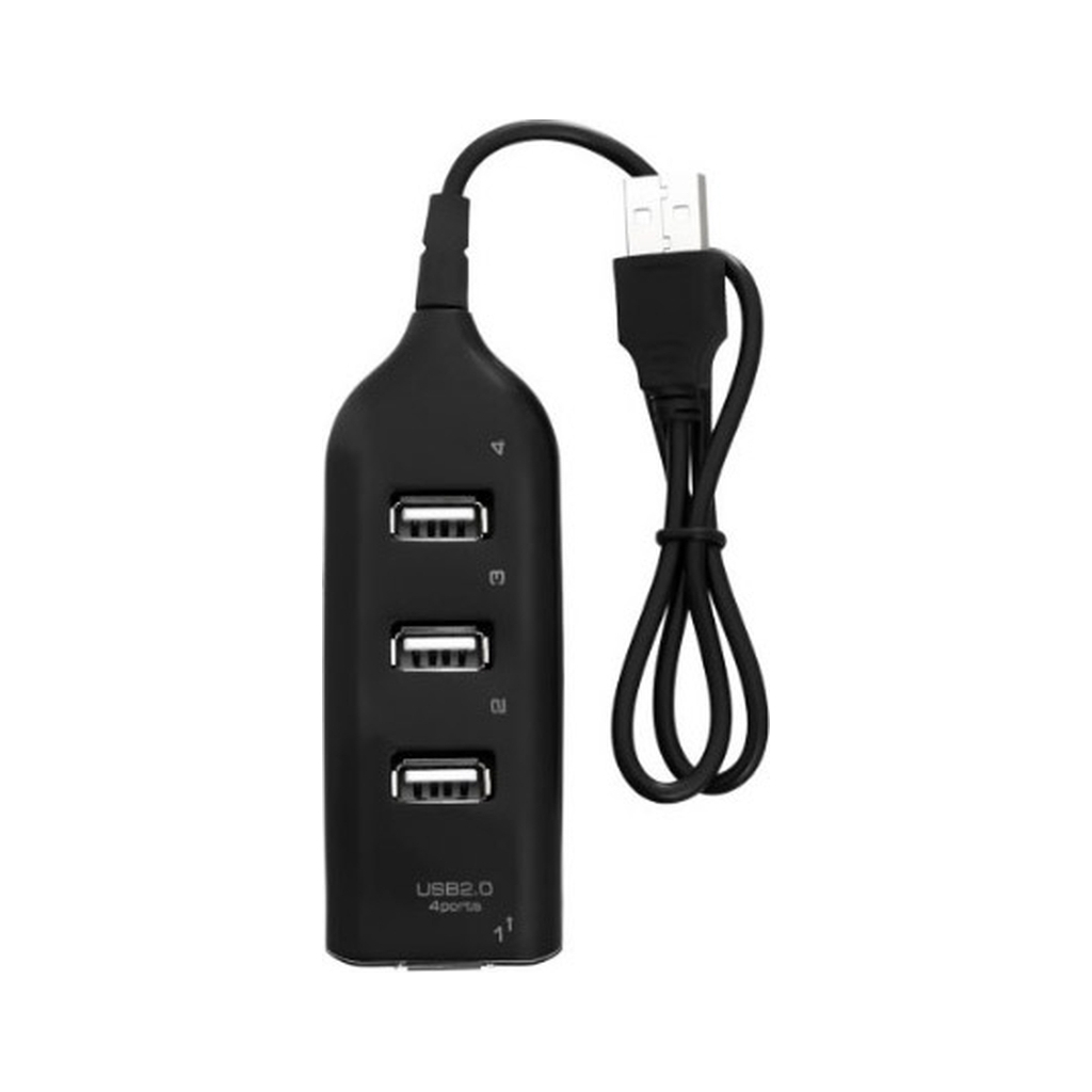 Концентратор Voltronic USB 2.0 to 4xUSB black (DNS-HUB4-OB) - зображення 2