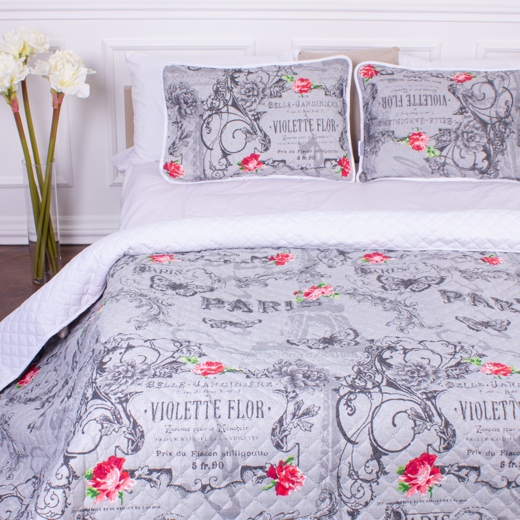 Покривало MirSon набір Print Line №5951 Abbasanta 200х220 см + наволочка 50х70 см х 2 шт (2200006169802) - зображення 7