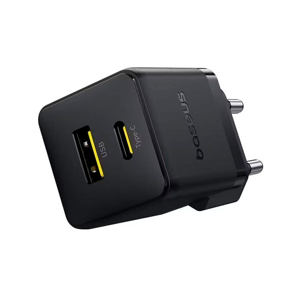Зарядний пристрій Baseus Palm Fast Charger C+U 30W cluster black (P1011160A113-00) - зображення 4