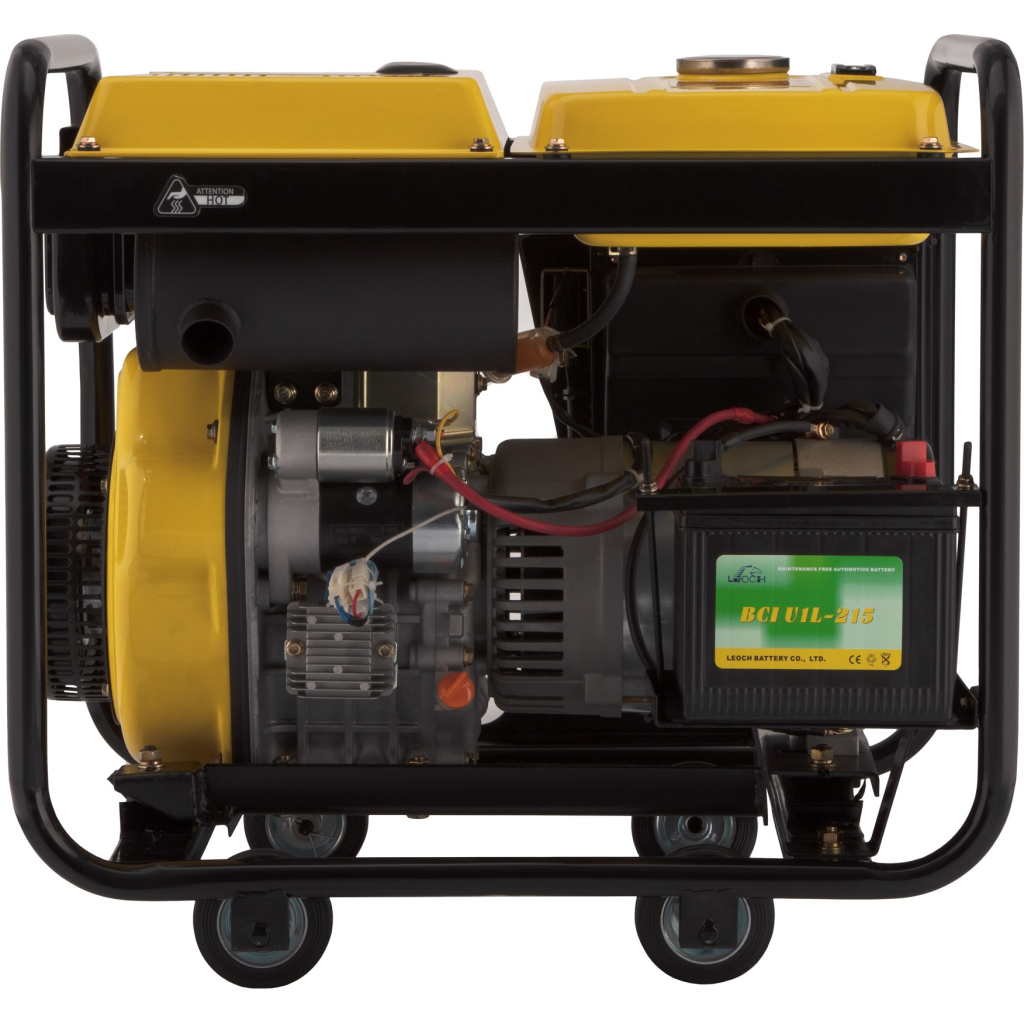 Генератор 2E Diesel, 3 фази, 6/6.6кВт, ручний/електростарт, AVR (2E-BSD7000TXE) - зображення 3